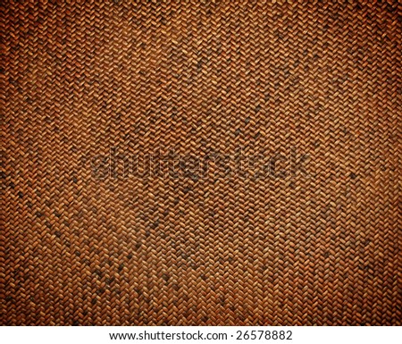 texture of rattan weave