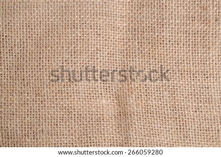 Close up of sackcloth textured background.