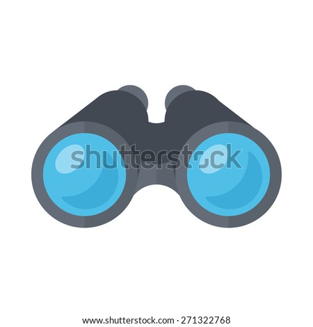 Binoculars spy glasses. Isolated icon pictogram. Eps 10 vector illustration.