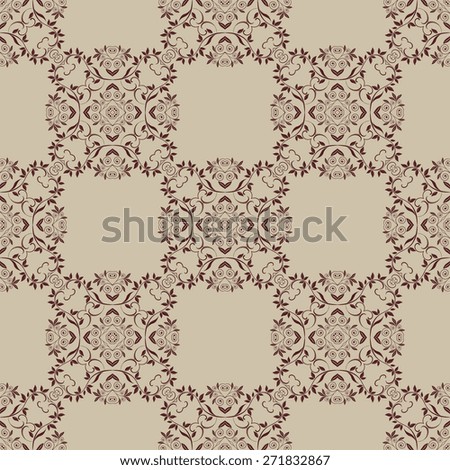 Decorative abstract background with pattern. Wallpaper ornament