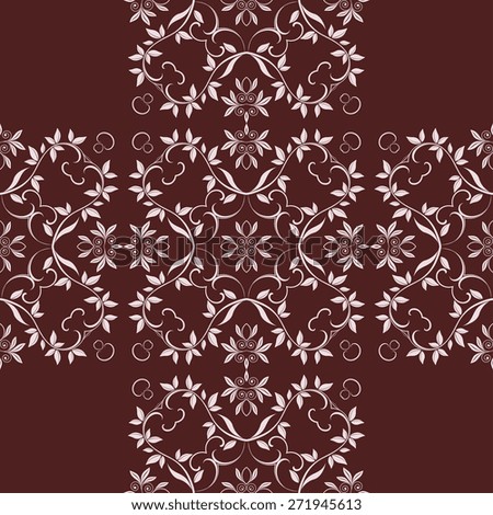 Decorative abstract background with ornament. Wallpaper pattern
