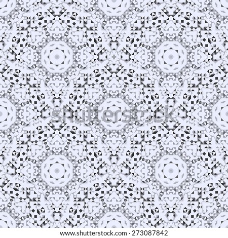Ornamental Seamless Pattern. Abstract Geometrical Vector Background