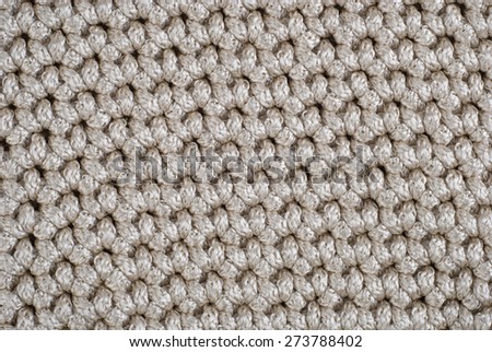 Textured background from the polypropylene rope