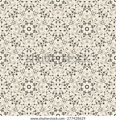 Ornamental Seamless Pattern. Abstract Geometrical Background