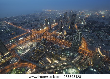 View of downtown Dubai