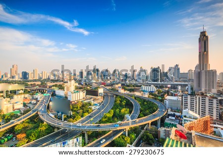 Bangkok cityscape bangkok city of Thailand