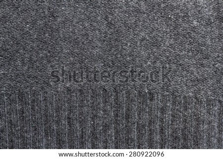 gray sweater closeup texture for background