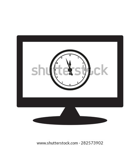 computer display. icon. vector design