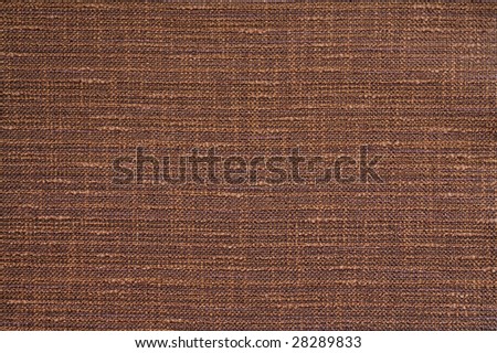 Fabric texture close-up, dark brown