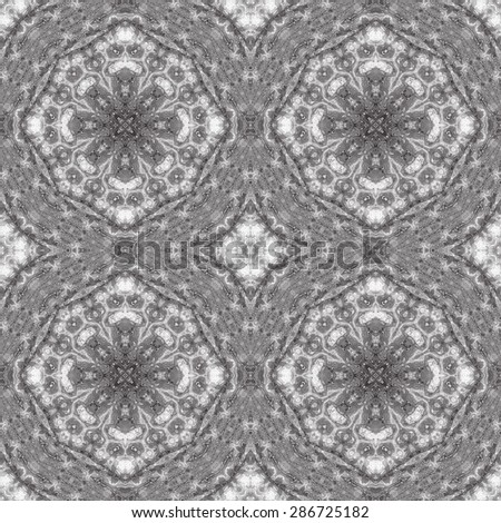 Abstract artistic seamless black and white pattern for design and background