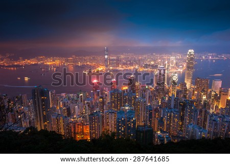 HongKong at night