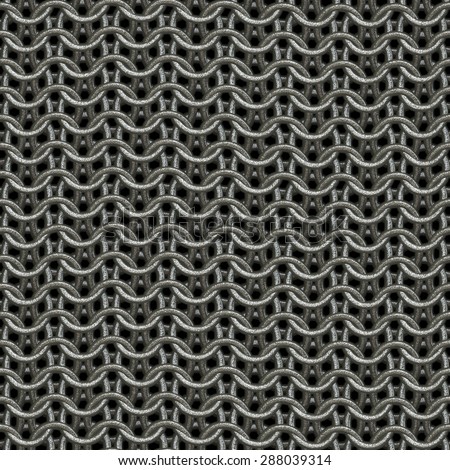  Seamless chain armor background.