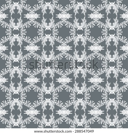 Seamless background with ornament. Vector illustration. Wallpaper pattern