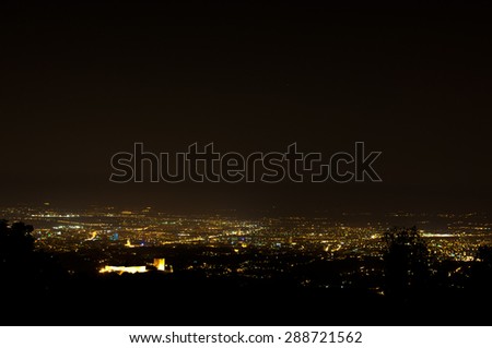 Zagreb at night.
