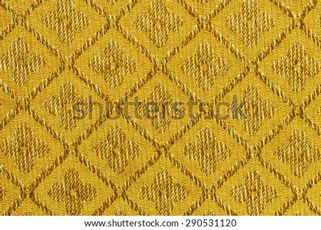 Gold fabric texture and background
