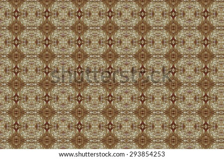 Gold pattern cement wall close