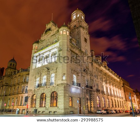 The Royal Insurance Building, a historic building in Liverpool - England