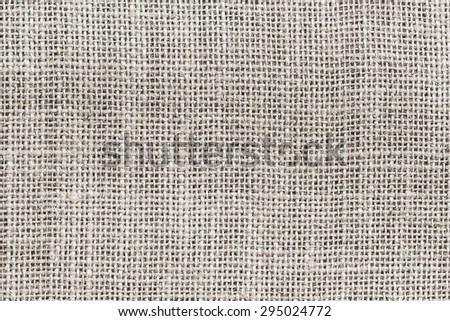 Natural sackcloth texture or background, gray colour