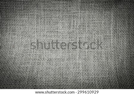 Black and white tone canvas texture background