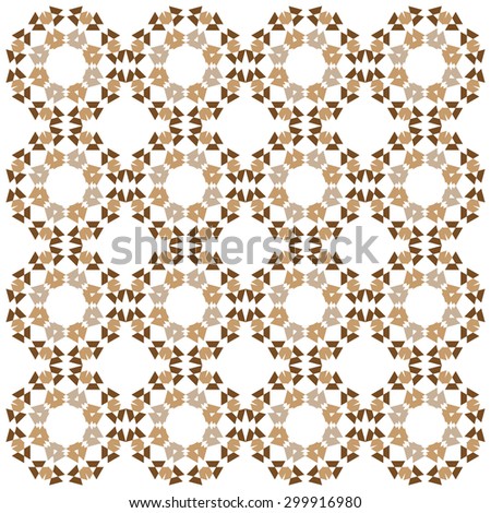 parallel pattern brown star