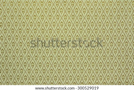 Texture background : Pattern texture of general traditional thai style native handmade fabric weave (Lai Thai)