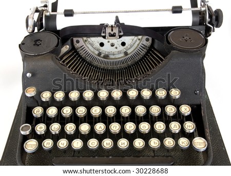mechanical typewriter