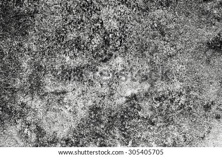 Rustic surface on texture cement with black and white colors background, top view.