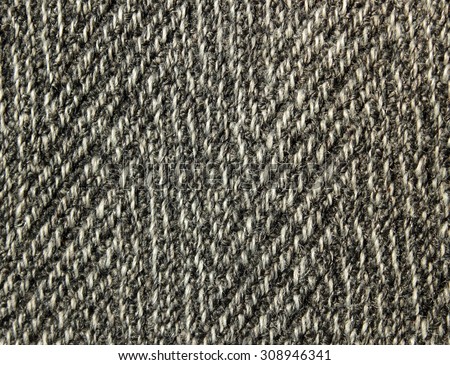 Fleecy fabric texture - thick grey woolen cloth