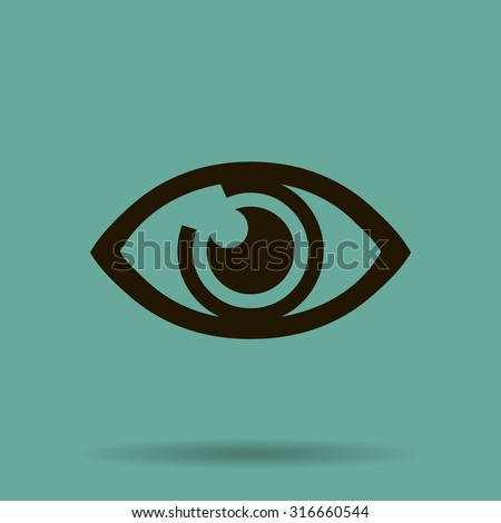 Eye sign icon
