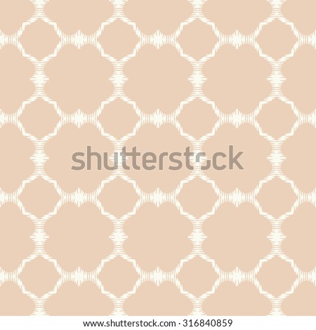 Vector seamless pattern. Stylish fabric print with abstract ragged design.