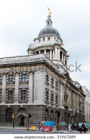 London. The Central Criminal Court, Old Bailey.