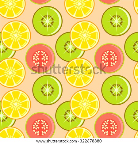 Tropical fruit wallpaper