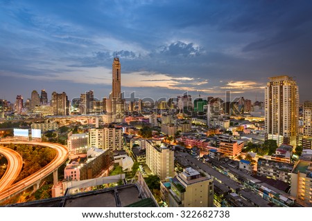 Bangkok, Thailand cityscape.