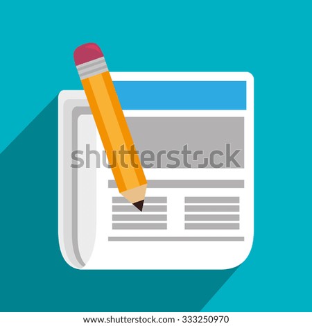 Blog and bloggers trend design, vector illustration graphic