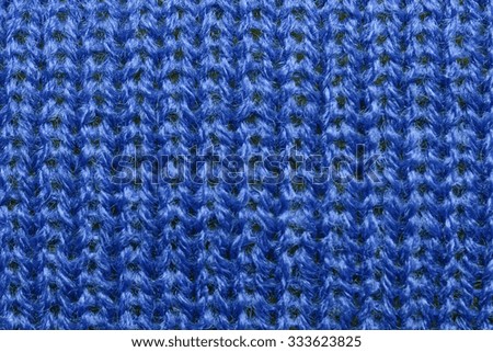 blue knitted texture