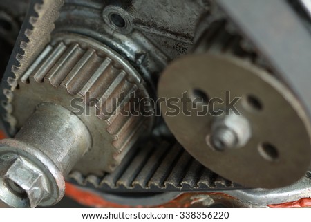 Old gear wheel