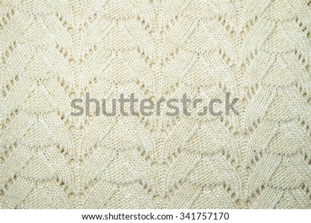 The texture of the wool fabric