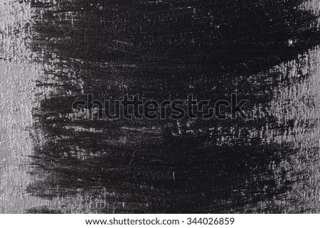 Grungy Black Concrete Old Texture Wall
