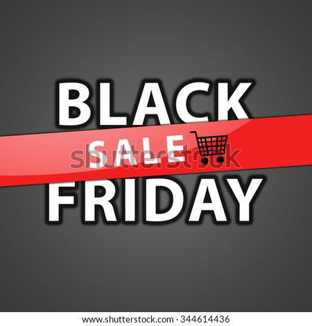Black friday sale illustration