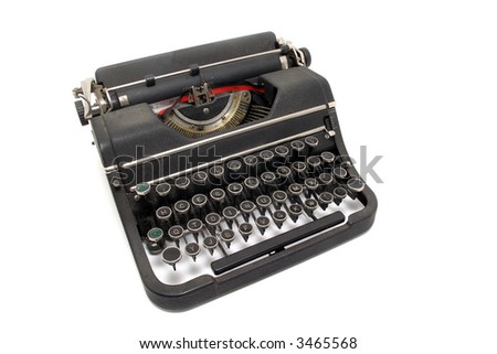 vintage typing machine