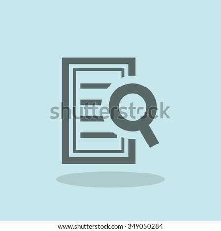 Search file pictogram