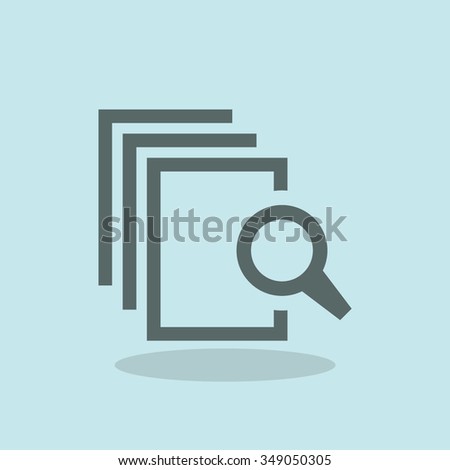 Search page pictogram