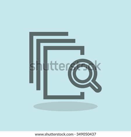 Search note pictogram