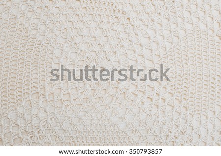 Unusual abstract knitted background texture. Crochet.