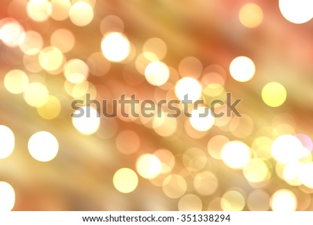 abstract background orange bokeh circles. Beautiful background with particles.