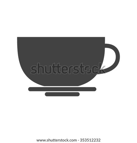 Coffee, mug, drink icon vector image. Can also be used for party. Suitable for use on web apps, mobile apps and print media