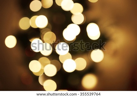 Blurred tree lights
