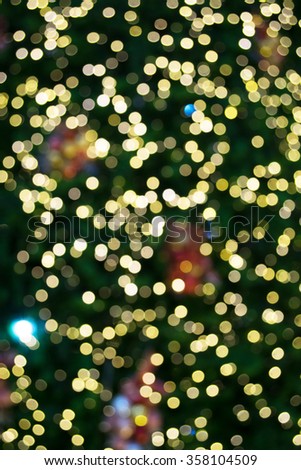 abstract blurred bokeh background,Light from LED light