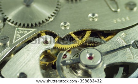 Clockwork vintage antique clock