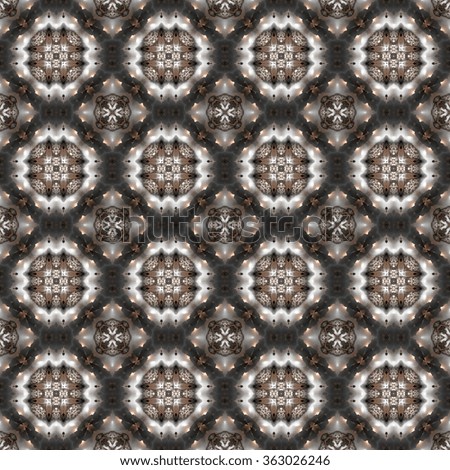 Kaleidoscopic wallpaper tiles